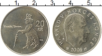 Продать Монеты Норвегия 20 крон 2006 Латунь