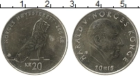 Продать Монеты Норвегия 20 крон 2015 Медно-никель