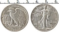 Продать Монеты США 1/2 доллара 1943 Серебро