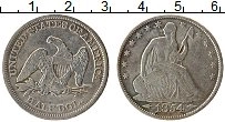 Продать Монеты США 1/2 доллара 1855 Серебро