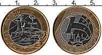 Продать Монеты Бразилия 1 реал 2015 Биметалл