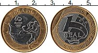 Продать Монеты Бразилия 1 реал 2015 Биметалл