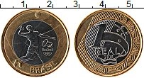 Продать Монеты Бразилия 1 реал 2015 Биметалл