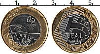 Продать Монеты Бразилия 1 реал 2015 Биметалл