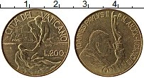 Продать Монеты Ватикан 200 лир 1998 Латунь