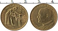 Продать Монеты Ватикан 20 лир 1996 Латунь