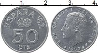 Продать Монеты Испания 50 сентим 1980 Алюминий