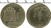 Продать Монеты Испания 500 песет 1989 Бронза