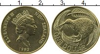 Продать Монеты Новая Зеландия 1 доллар 1990 Латунь