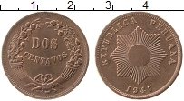 Продать Монеты Перу 2 сентаво 1947 Бронза