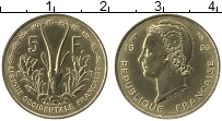 Продать Монеты Французская Западная Африка 5 франков 1956 Медь