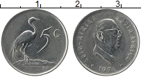 Продать Монеты ЮАР 5 центов 1976 Медно-никель