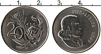 Продать Монеты ЮАР 20 центов 1969 Никель
