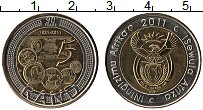Продать Монеты ЮАР 5 ранд 2011 Биметалл