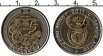 Продать Монеты ЮАР 5 ранд 2011 Биметалл