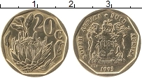 Продать Монеты ЮАР 20 центов 1993 Бронза