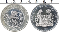 Продать Монеты Сьерра-Леоне 10 долларов 2008 Серебро