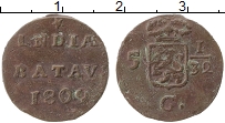 Продать Монеты Нидерландская Индия 1/2 дьюита 1805 Медь