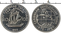 Продать Монеты Карибы 10 долларов 1980 Медно-никель