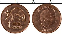 Продать Монеты Замбия 1 нгвей 1983 сталь с медным покрытием