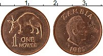 Продать Монеты Замбия 1 нгвей 1983 Бронза