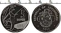 Продать Монеты Сейшелы 5 рупий 2016 Медно-никель