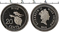 Продать Монеты Ниуэ 20 центов 2009 Медно-никель