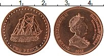 Продать Монеты Тристан-да-Кунья 2 пенса 2008 Медь
