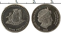 Продать Монеты Остров Гоф 5 пенсов 2009 Медно-никель