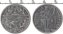 Продать Монеты Новая Каледония 2 франка 2003 Алюминий