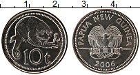 Продать Монеты Папуа-Новая Гвинея 10 тоа 2006 Медно-никель