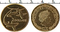 Продать Монеты Токелау 2 доллара 2017 Латунь
