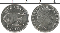 Продать Монеты Бермудские острова 5 центов 2001 Медно-никель