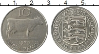 Продать Монеты Гернси 10 пенсов 1970 Медно-никель