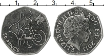 Продать Монеты Великобритания 50 пенсов 2011 Медно-никель