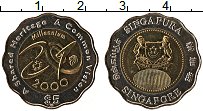 Продать Монеты Сингапур 5 долларов 2000 Биметалл