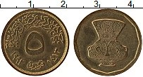 Продать Монеты Египет 5 пиастров 1992 Бронза