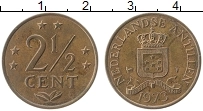 Продать Монеты Антильские острова 2 1/2 цента 1973 Бронза