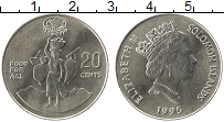 Продать Монеты Соломоновы острова 20 центов 1995 Медно-никель