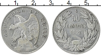 Продать Монеты Чили 50 сентаво 1903 Серебро