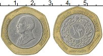Продать Монеты Иордания 1/2 динара 1997 Биметалл