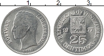 Продать Монеты Венесуэла 25 сентим 1990 Медно-никель
