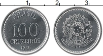 Продать Монеты Бразилия 100 крузейро 1986 Медно-никель