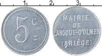 Продать Монеты Франция 5 сантим 0 Алюминий
