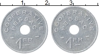Продать Монеты Франция 1 франк 0 Алюминий