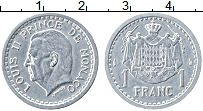 Продать Монеты Монако 1 франк 1943 Алюминий