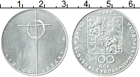 Продать Монеты Чехословакия 100 крон 1992 Серебро