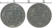 Продать Монеты Чехословакия 2 хеллера 1924 Цинк