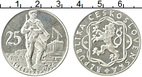 Продать Монеты Чехословакия 25 крон 1954 Серебро