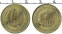 Продать Монеты Ангола 1 кванза 2012 Латунь